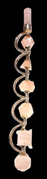 Rose Quartz Sacred Geometry Wand