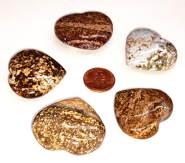 Ocean Jasper Hearts