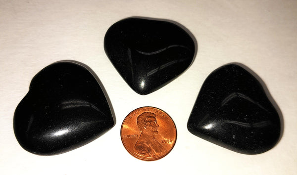 Black Onyx Hearts