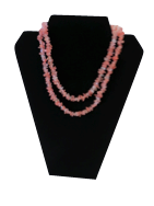 Cherry Quartz Stone Chip Necklaces