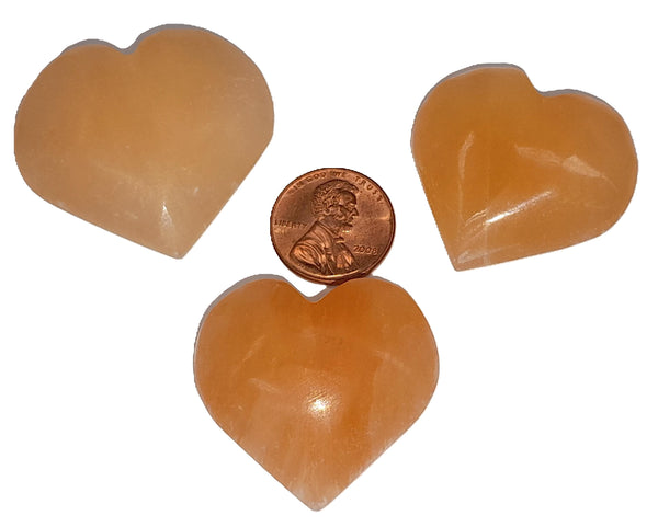 Selenite Hearts