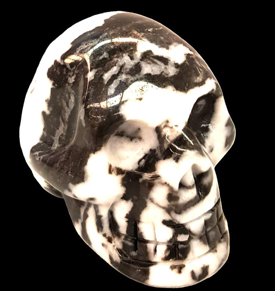 Zebra Marble Skull