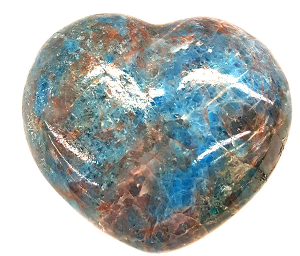 Blue Apatite Heart