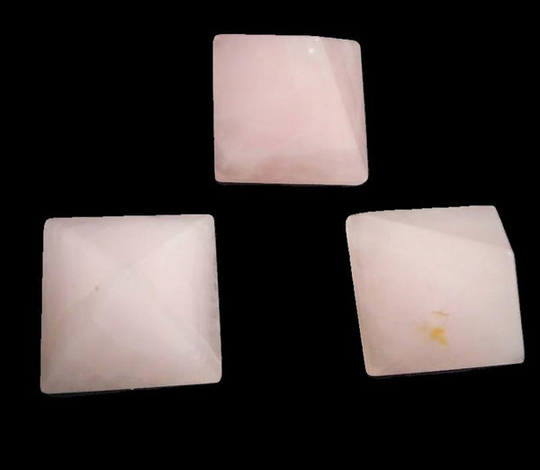 Rose Quartz Pyramids