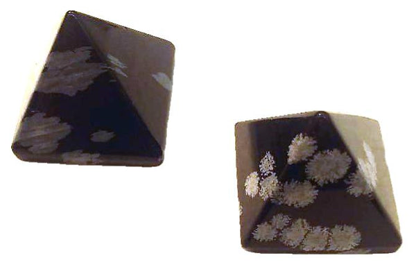Snowflake Obsidian Pyramids