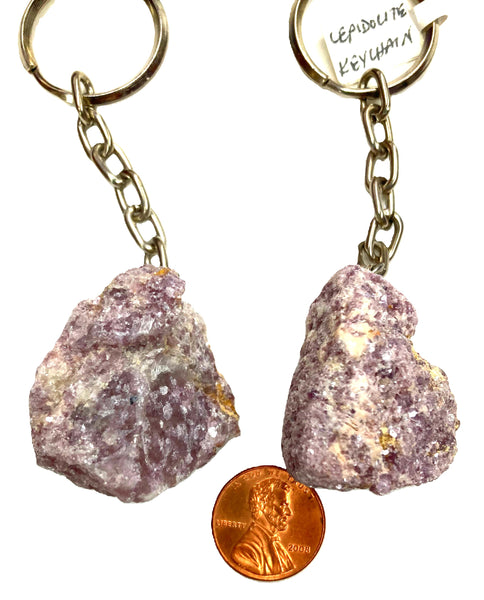 Lepidolite Key Chain