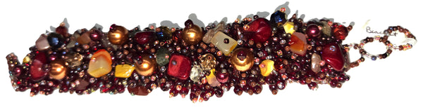 Beaded Bracelet with Natural Stones