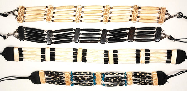 Four Strand Bone Chokers