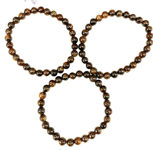 Bronzite Bracelets - 6 mm Beads