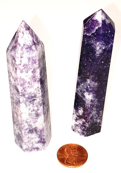 Lepidolite Obelisk Tower