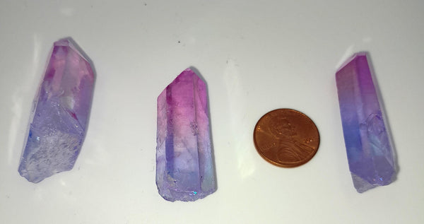 Lilac Blue Aura Quartz