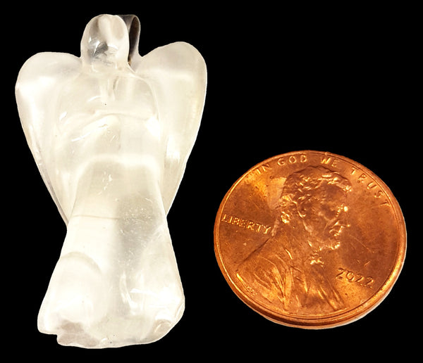 Quartz Angel Pendant