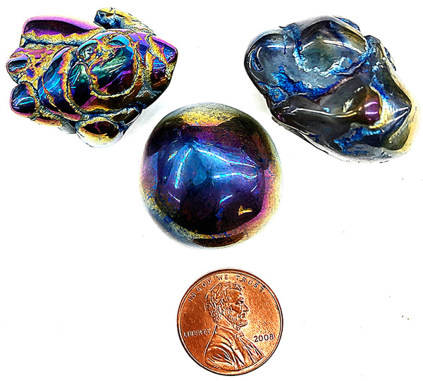 Rainbow Aura Agate