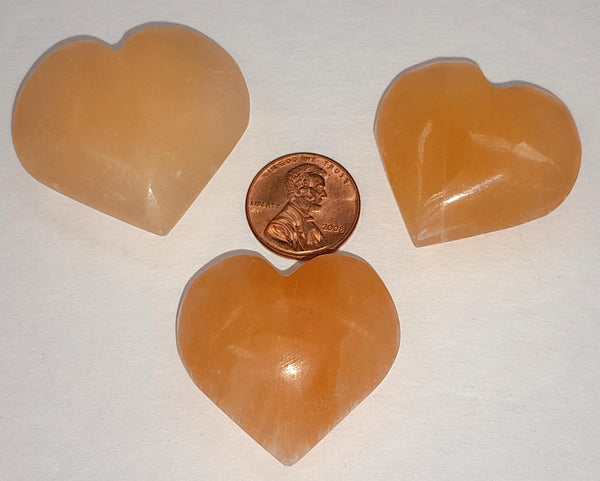 Selenite Hearts