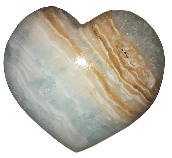 Caribbean Calcite Heart