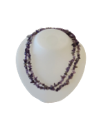 Amethyst Stone Chip Necklaces