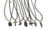 Hematite Necklaces Drum Beads
