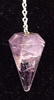 8-sided Amethyst Point Pendulums