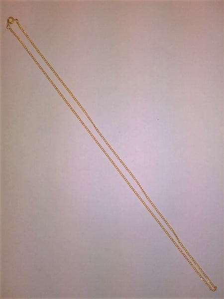 Small Link-Gold Plated Chains, 18"