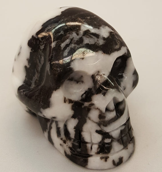 Zebra Marble Skull