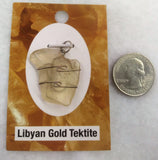 Libyan Gold Tektite Pendant